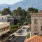 a street with buildings and trees